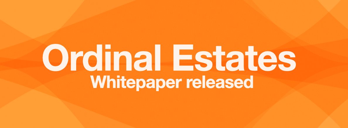 Ordinal Estates WP was just released!

Read in to find out details about:
💰 $OE Token
🟧 Ordinals (NFTs)
🆓 How to get FREE tokens &amp; NFTs

Check WP: bit.ly/3NCHQlK