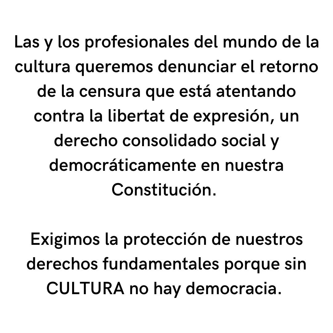#Censura0 #StopCensura #CulturaLibre