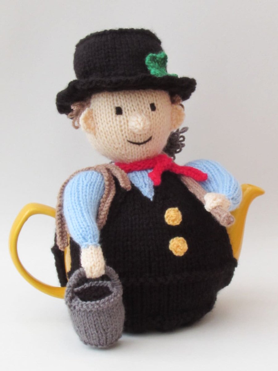 Thanks for the kind words! ★★★★★ 'I will start this sooner or later...lovely pattern.' Cee etsy.me/3D1NGrU #etsy #wedding #stpatricksday #knitting #luckychimneysweep #teacosy #teacosyfolk #sweepteacosy #luckyteacosy #luckycharm