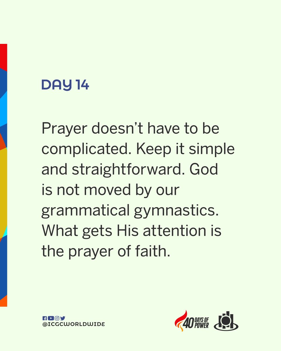 icgcworldwide's tweet photo. #40DaysOfPower https://t.co/vl4v3ytFgL