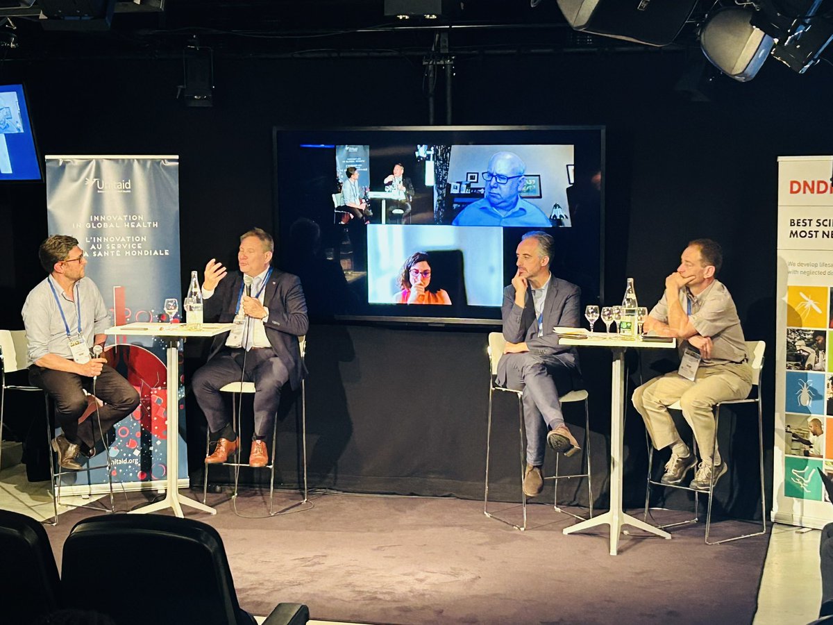 Insightful discussion on #healthcare production and #supplychains’ impact on the environment - linking with #climatechange, #localmanufacturing, #equity questions with <a href="/DNDi/">Drugs for Neglected Diseases initiative</a> <a href="/UNITAID/">Unitaid</a> <a href="/TheCAA_Geneva/">Climate Action Accelerator</a> 
- <a href="/DrDuneton/">Dr Philippe Duneton</a> <a href="/DrLuisPizarro/">Dr Luis Pizarro</a> 

<a href="/Alex_RobertAl/">Alexandre Robert</a> <a href="/DiarmidCL/">Diarmid Campbell-Lendrum. @diarmidcl.bsky.social</a> <a href="/SCBriand/">Dr Sylvie Briand</a> <a href="/DrMariaNeira/">Dr Maria Neira</a>