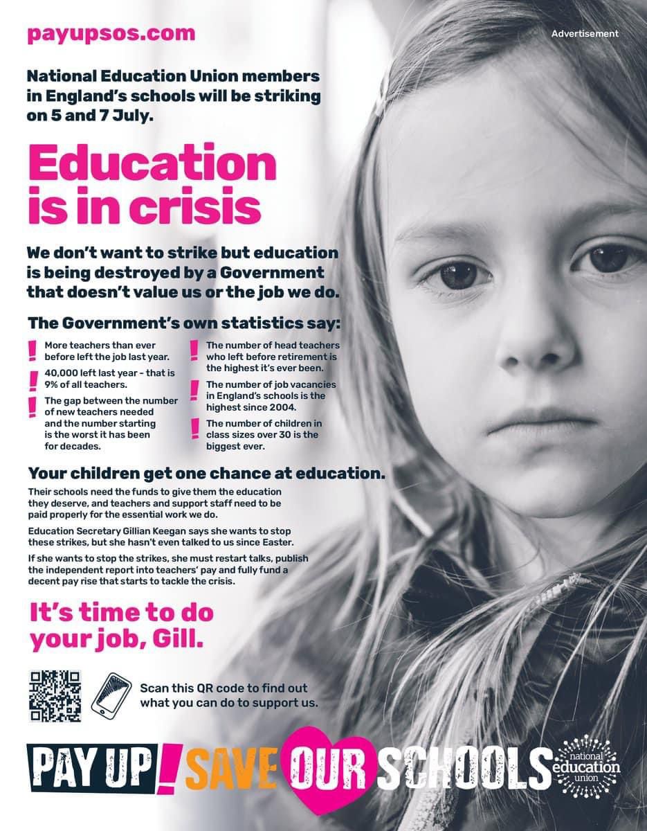 Education matters! Fund our schools now! #DoyourjobGill  #FundourSchools