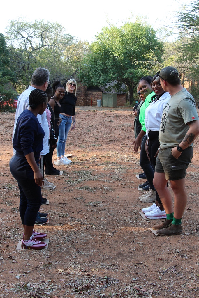 Doing the Lava Walk during team building! This builds communication and team-work!

#needlessafarilodge #africanwildlife #meetmzansi #thisisafrica #meetsouthafrica #dinnertime #safari #beourguest #safarilodge