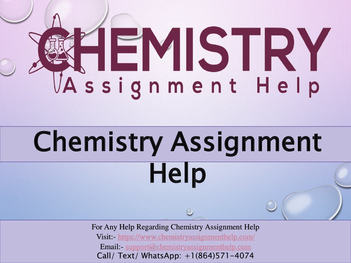 chemistryassig2's tweet image. Chemistry Assignment Help
Chemistry Assignment Help provides the best assignment help for students. We have a dedicated team of experts who will help you in meeting your deadlines.
Visit- bit.ly/3LSO55v
#chemistryassignment #educationalwebsite #education  #assignment