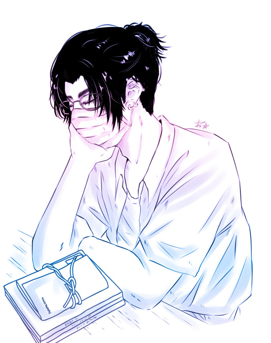 PNK_PhraPhloeng's tweet photo. #PnkLibrary

/ ขอพักสายตาเเปปนึง เพราะอ่านวิชากลศาสตร์จนตาลายไปหมดเเล้ว /  

/ เเอบยืมเเว่นของน้องชายมาใส่ให้ดูเนิร์ด เพราะจะได้ไม่ดูเป็นนักเลงมาเเอบหลับในห้องสมุด / https://t.co/2hWxmPseIa