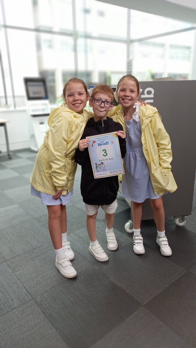 HaltonLibraries's tweet image. The countdown is on! 3 Days to go.......
Ready! Set! Read!
Summer Reading Challenge 2023
#SummerReadingChallenge2023 #community #twins #family #halton #wearehalton 
TM