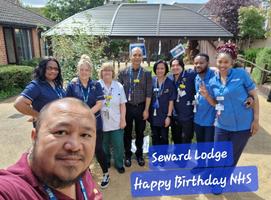 _J0nnC_'s tweet photo. Happy Birthday NHS @HPFT_NHS #sewardlodge
#NHS75 #asone #mhsop @ShaheenShora @RamanRniik https://t.co/xqUI1dh5WR