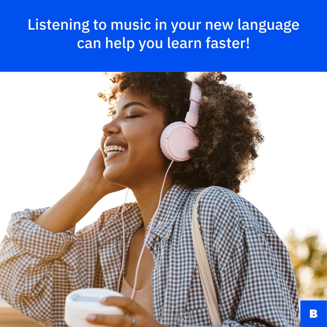BerlitzCorp's tweet photo. 🎧 Did you know that listening to music in a foreign language can help you learn the language faster? Share your favorite song in the language you're learning! 

#LearnWithBerlitz https://t.co/X50goaCink
