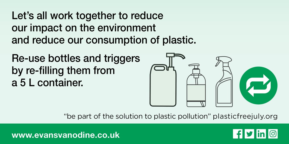 evansvanodine's tweet image. Please reuse our plastic bottles and refill them from our bulk 5L bottles.
#PlasticFreeJuly #ReduceReuse