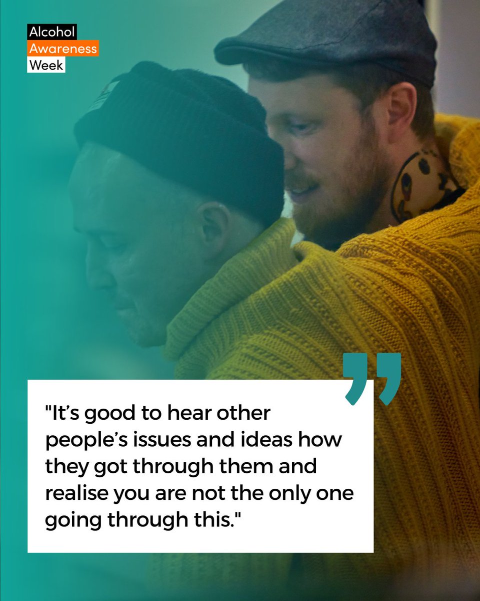 Our Men’s Group is a virtual space for men to socialise, explore difficulties and find solutions together. 🤲

There is a group taking place this evening @ 6pm; if you would like to join or have any questions, you can contact our team at groups@sfad.org.uk.

#AlcoholAwarenessWeek