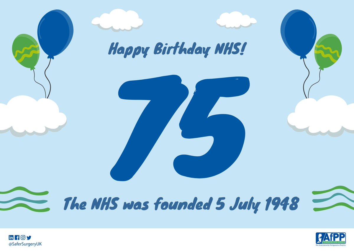 🎉 Happy 75th Birthday to the NHS! 🎉

Today, we celebrate an incredible milestone for the National Health Service, an institution that has touched the lives of millions across our nation. 

Thank you to all who work within the NHS 💙