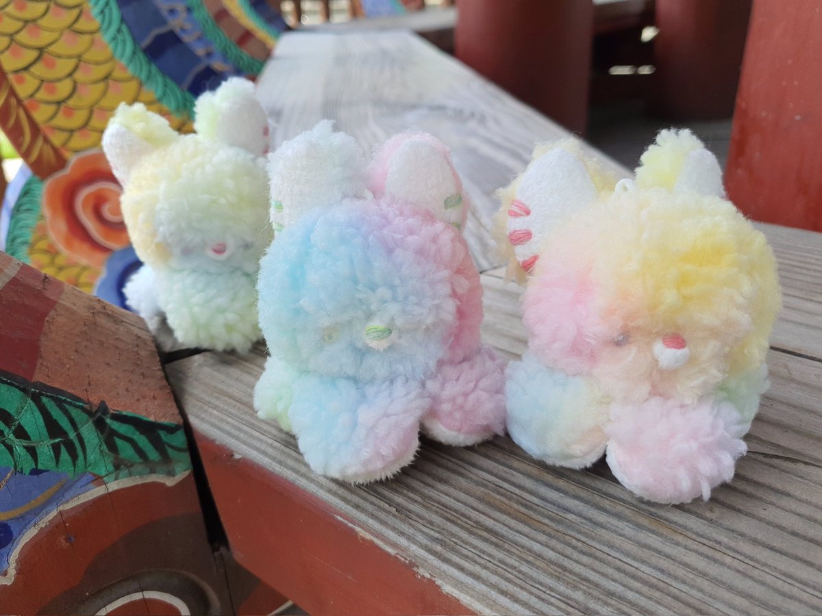 [RT부탁드립니다.]🙏💕
해파리 고양이 젤리냥과 클리오네, 문어 옥냥이 분양합니다.
할인 가격으로 원하시는 아이를 알려주시면 가능 유무와 아이들의 가격을 알려드립니다. 

#프로젝트돌 #솜인형장터 #솜인덕장터
#젤리냥 #썬캐쳐 #해파리 #문어