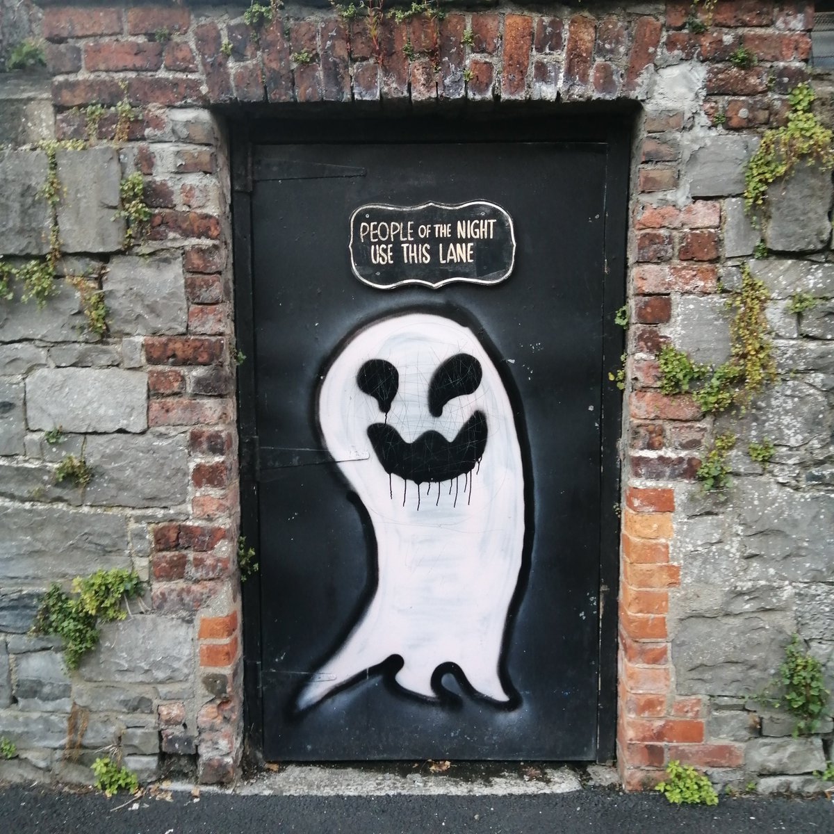 BolshieBish's tweet photo. Spooky Ghost Lane, Limerick City, Ireland 👻 https://t.co/mH8i5QswNl