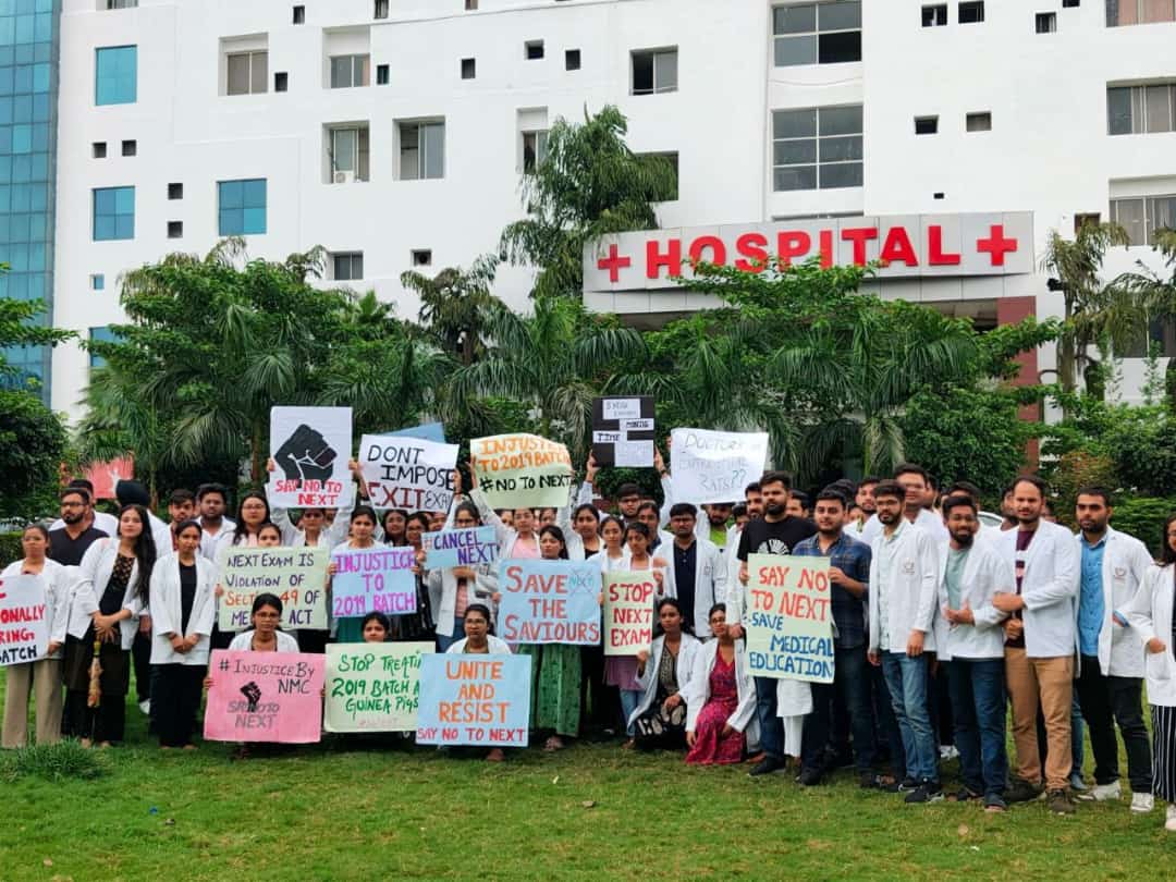 #NMC you can't mix a qualifying exam with a ranking exam. It is totally unscientific. 

#nonextfor2019batch
#cancelnext
#savemedicaleducation
#AIDSO

<a href="/AIDSO_AIC/">AIDSO All India Committee</a> <a href="/NMC_IND/">National Medical Commission</a>
<a href="/DrMridulSarkar/">Dr Mridul Sarkar</a> <a href="/medicaldialogs/">Medical Dialogues</a> <a href="/MoHFW_INDIA/">Ministry of Health</a> <a href="/PMOIndia/">PMO India</a>