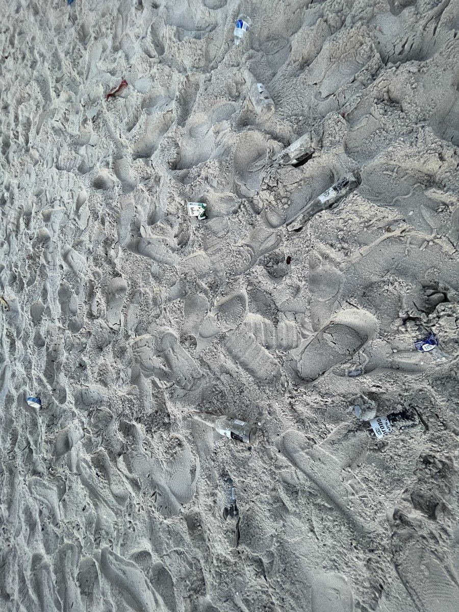 This is disgusting. This is what’s left behind from July 4th at Ben T Davis Park in Tampa. There’s fireworks and cans in the bay, trash everywhere, tents left behind, broken bottles in the sand. 

⁦<a href="/CityofTampa/">City of Tampa</a>⁩ crews are rushing to clean it. It’s bad. 📸: ⁦<a href="/BN9/">Spectrum Bay News 9</a>⁩
