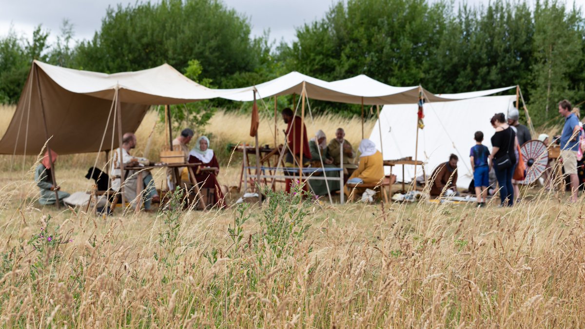 Who wants to see a real life Anglo-Saxon encampment? Or have a go at axe-throwing? The historic &amp; not-at-all dangerous #WychwoodForestFair is on Sunday 9th July at Foxburrow Wood near Witney bit.ly/434iSS7 #ruralskills #cotswolds #westoxfordshire #livinghistory #festival