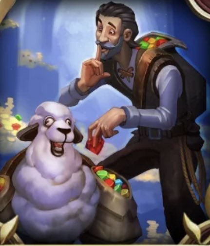 lebuzzgu's tweet photo. @evaangelova_ @GodsUnchained Too bad it’s unplayable.. however you can definitely see some of the biggest mysteries of the universe into the 🐑 👀 https://t.co/ia2JGL2piA