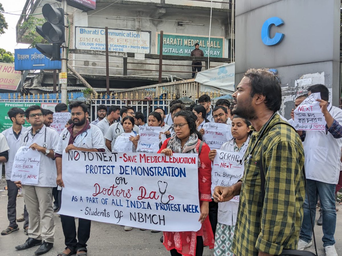 AnindaMondal15's tweet photo. Say no to #NEXT

Resist NExT - stop burdening MBBS students with unnecessary examinations

#nonextfor2019batch
#cancelnext
#savemedicaleducation
#AIDSO

@AIDSO_AIC @NMC_IND
@DrMridulSarkar @medicaldialogs @MoHFW_INDIA @PMOIndia https://t.co/ssbRvGwFWr