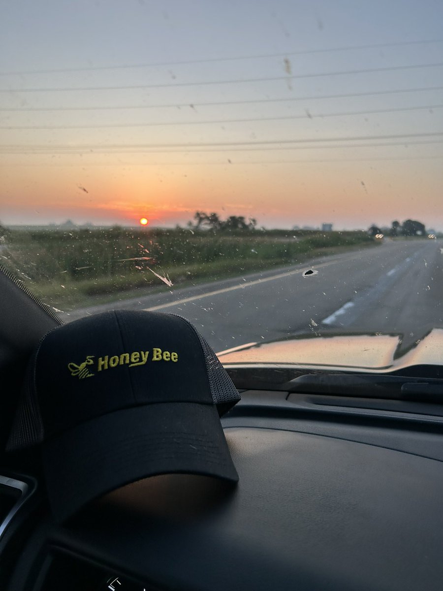 It’s an early start to what’s gonna be a great day! <a href="/HoneyBeeMfg/">Honey Bee Mfg</a>