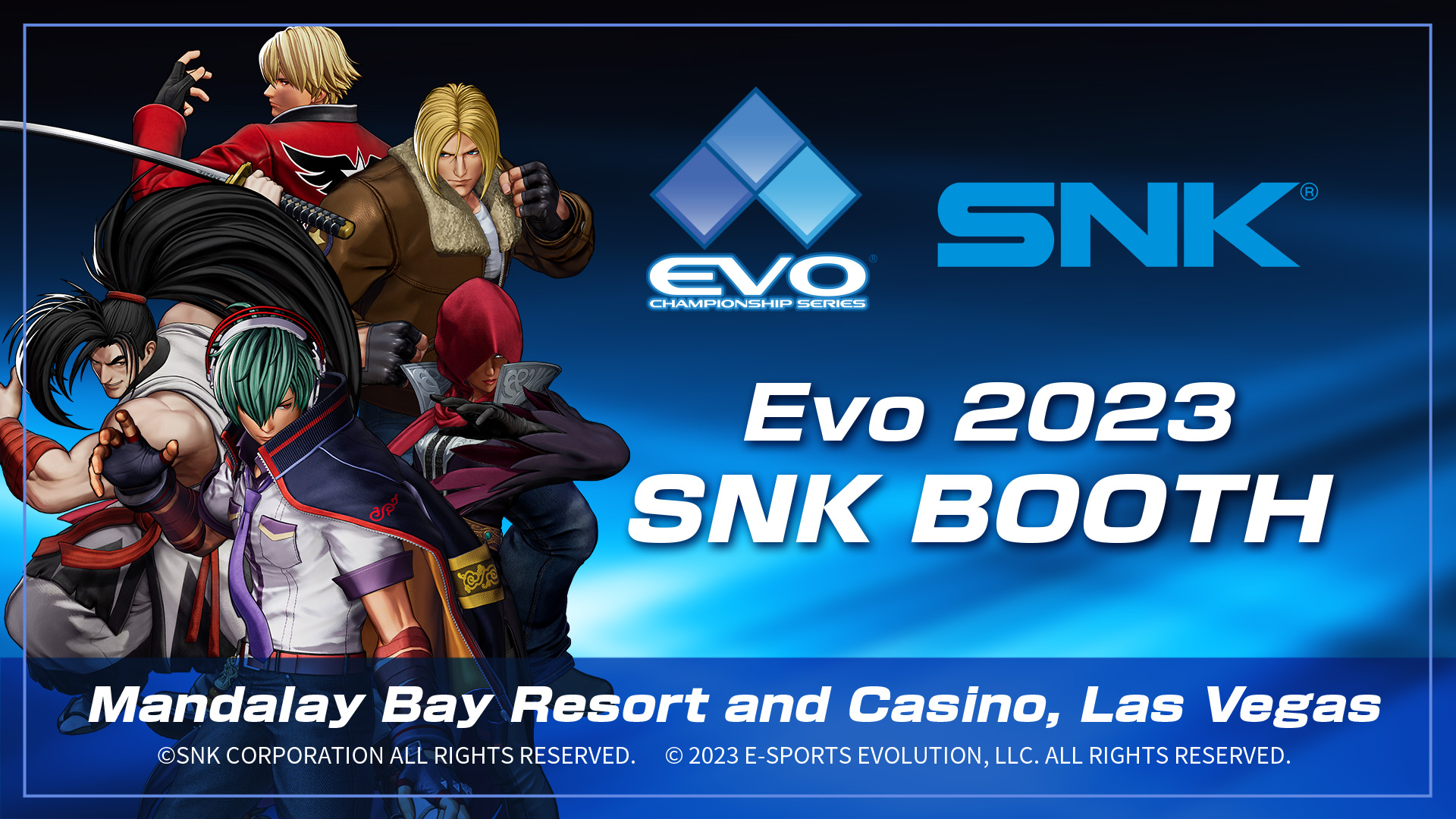 SNK GLOBAL on Twitter "【Evo 2023】 SNK will have a booth at Evo 2023