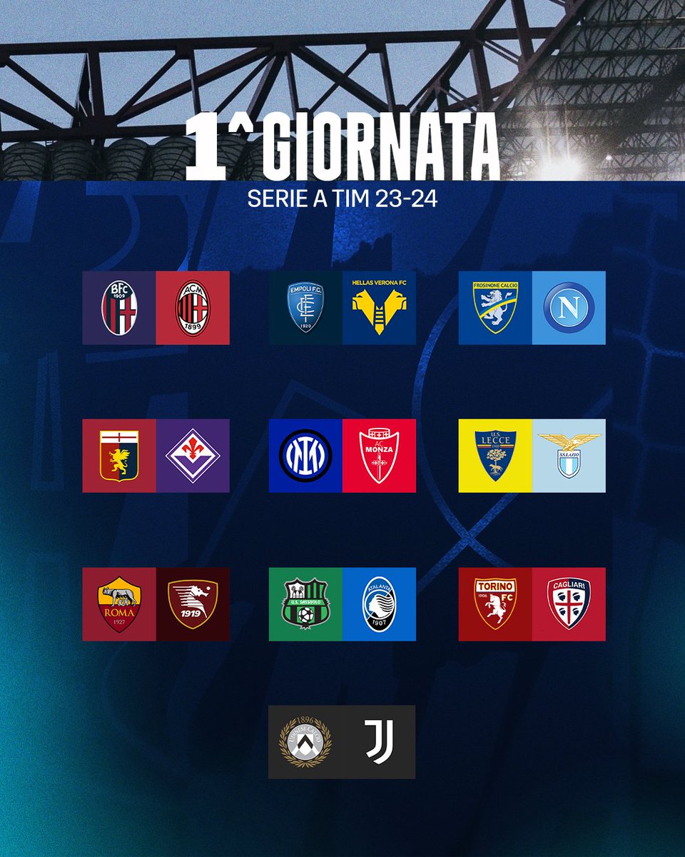 La prima giornata della #SerieATIM 2023-24 ✨

#DAZN