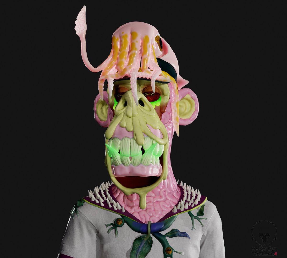 SuperApe5's tweet photo. Yo folks is there anyone who want their "Mutant Ape Yacht Club" created 3D?

#NFT #3D #BoredApeYachtClub #MAYC https://t.co/pgk4UBLIXf