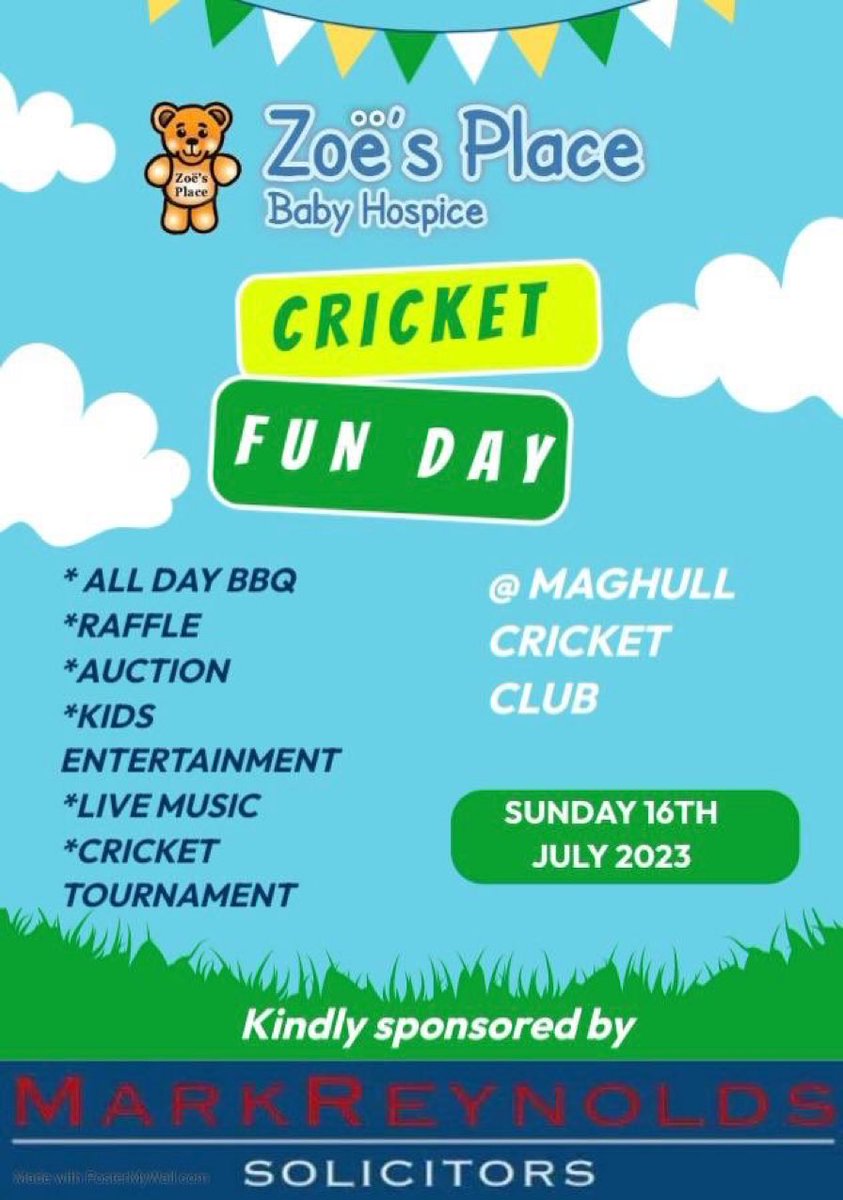 The big day is just over a week away, our annual charity day &amp; one of the biggest events on the Maghull social diary.Due to take place on 16/07/23 starting @ 11:00 am and going through till late! So please come down and help raise some much needed money for a brilliant charity.