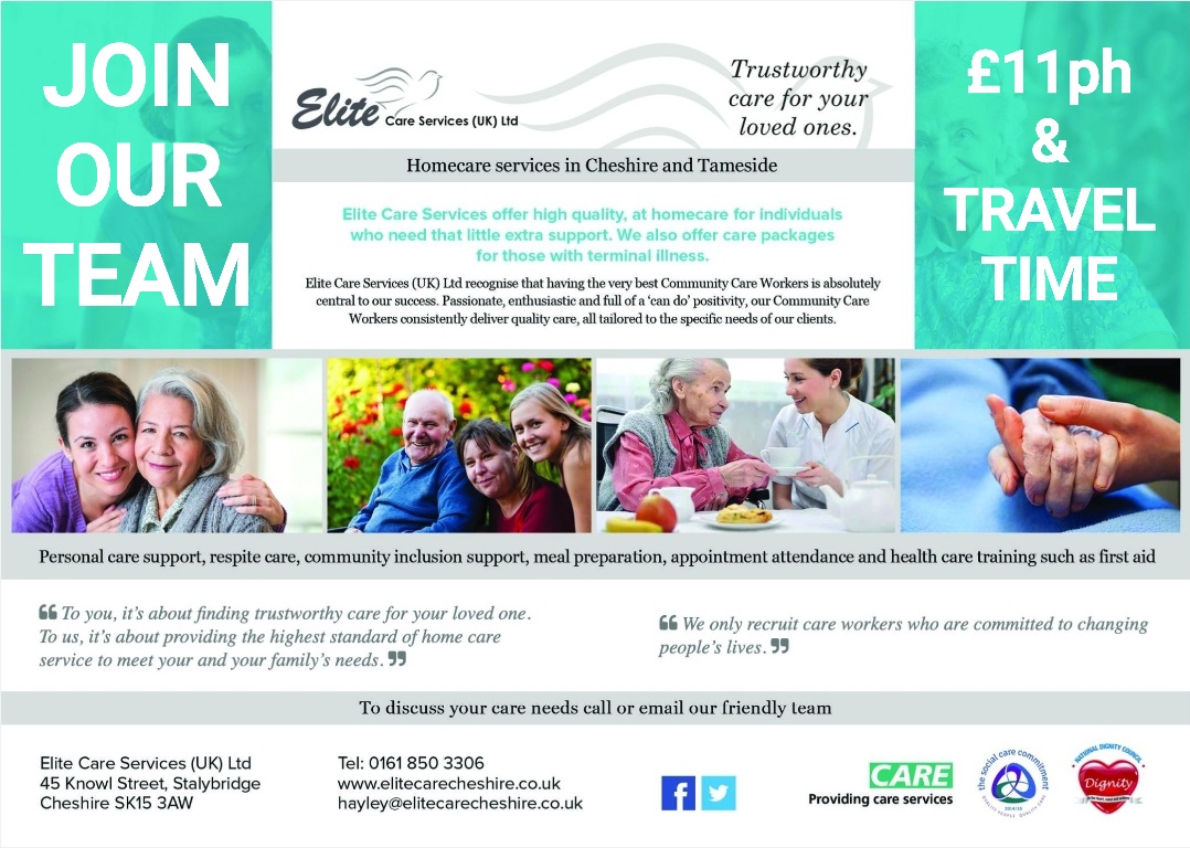 We need you now. They need you always.

Choose your schedule - you're in charge of you work/life balance.
£11.00ph + travel time paid.
Full driving licence and access to a vehicle is essential.