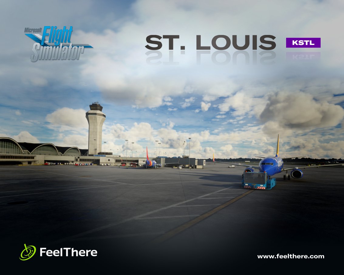 feelThere's tweet photo. Could someone else spend hours watching the airplanes movement in an airport? 😍

Get ST. LOUIS, MO 🇺🇸 Airport KSTL l STL for MSFS2020 here >> https://t.co/ktawlWls6a

#feelthere #stlouis #usa #kstl #msfs #msfs2020 #aviation #flightsimulator #flightsimulation #simulationgame https://t.co/Cwym0k5cPZ