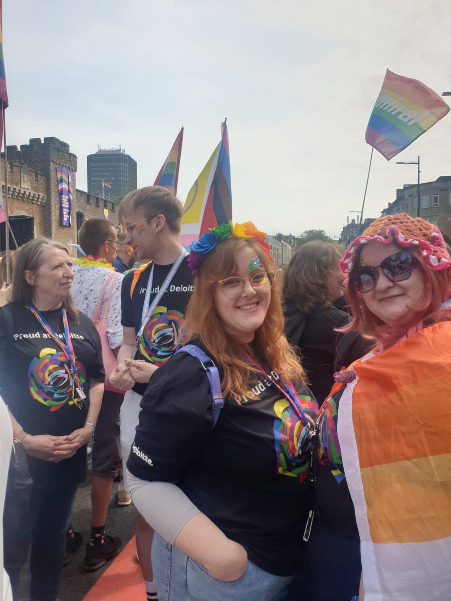 DeloitteProud's tweet photo. We are super excited ahead of #BristolPride this weekend 🙌😍🎉
Team #DeloitteSW will be out in force attending the parade, so look out for our amazing #ProudAtDeloitte team inc Mateusz, Aleks, Julian and Louise, plus our @DeloitteUK allies, family and friends 🏳️‍🌈🏳️‍⚧️
1/3 https://t.co/a3YLqNQwws