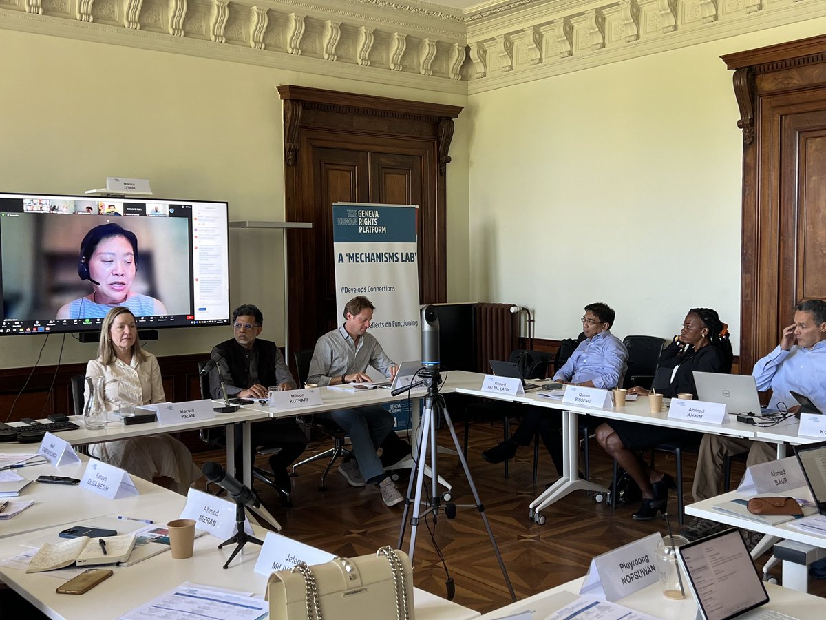 Huge thanks to @MarciaVJKRAN1, UN HRCttee member, and Mikiko Otani, CRC member, for having joined our session on the role of UN treaty bodies and for having shared so many valuable insights with our participants on how to meaningfully engage with this vital part of the HR system