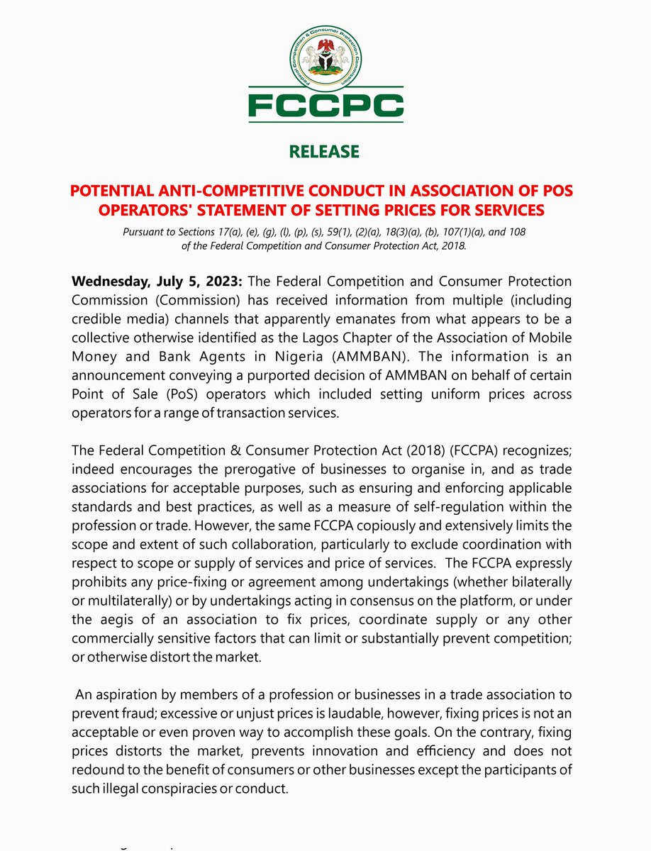 FCCPC Nigeria tweet media