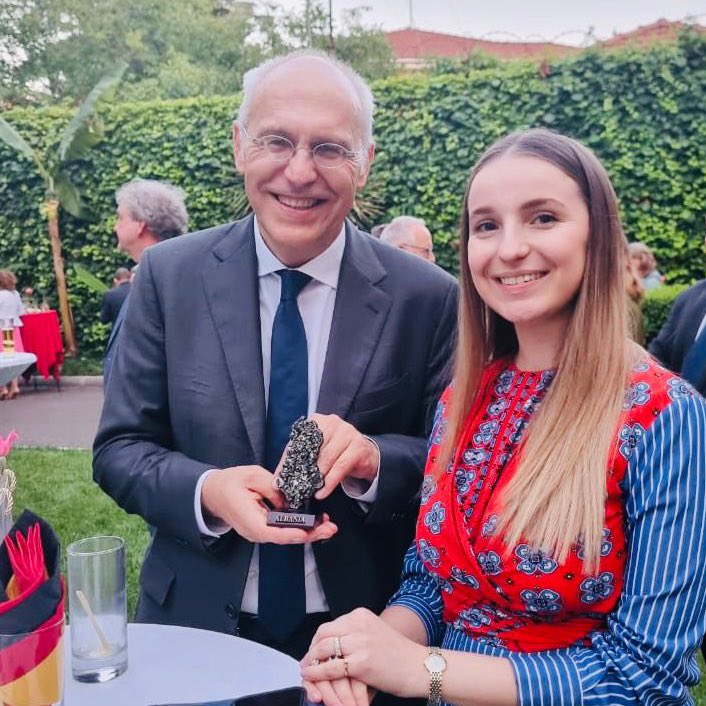 Bidding farewell to Ambassador Peter Zingraf 🇩🇪🇦🇱 

Thank you for your unwavering dedication &amp; diplomatic service during your tenure. Your support towards the National Youth Congress 🇦🇱 has been instrumental in strengthening our work with youth. 

#CooperationBeyondBorders