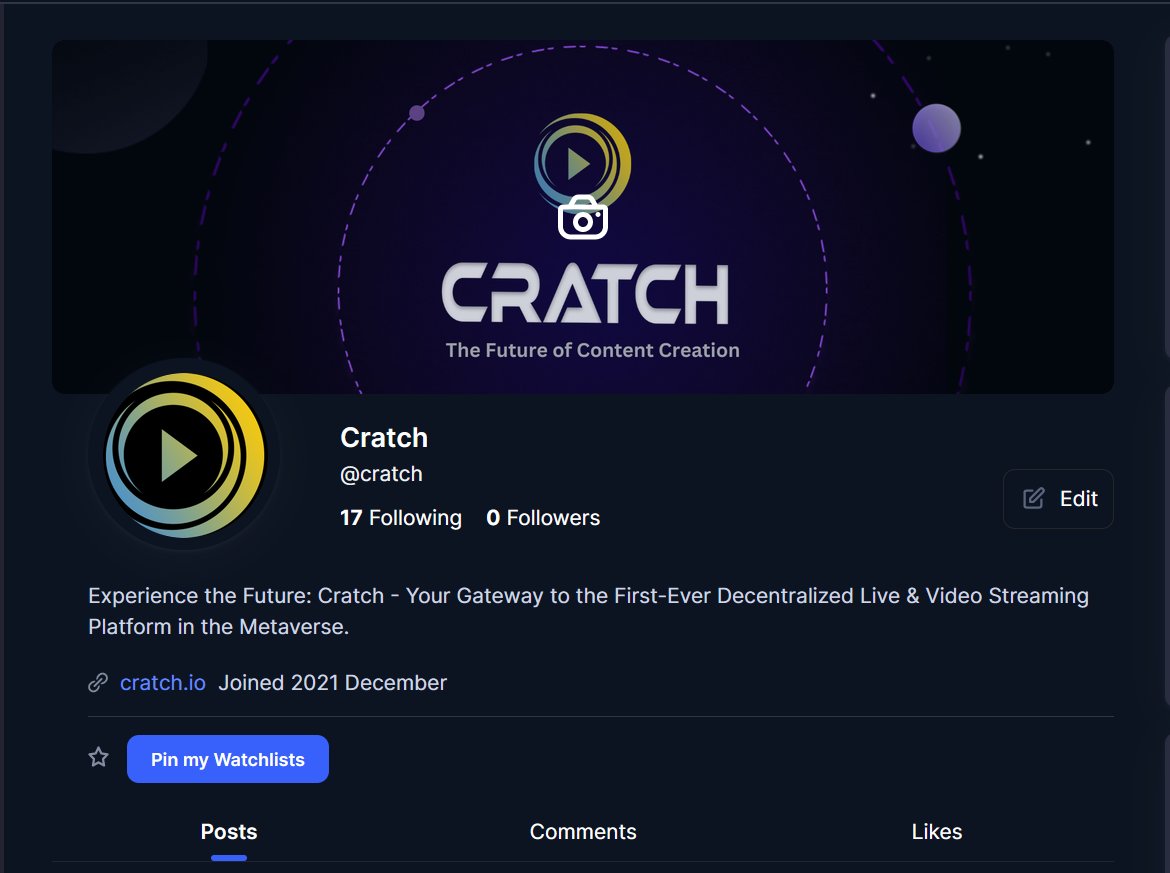 We are very happy to be joining the CMC-Community 🔥

Check Our Profile, and Lets go to the moon together!💎🚀
coinmarketcap.com/community/prof…
#Cratch #CoinMarketCap