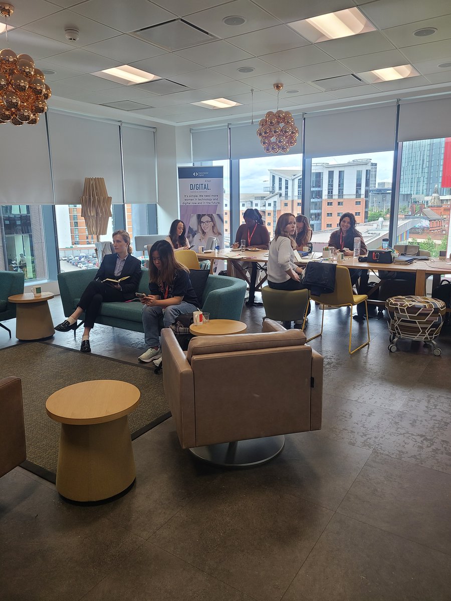 McrDig's tweet photo. We're at @AutoTraderLife for #MentorHER training as part of #DigitalHer. Today our Mentees have a half-day of training to prepare them for their mentoring experience, and tomorrow our Mentors will do the same 💪
Big thanks to our brilliant Sponsors @AutoTrader_UK! #womenintech https://t.co/S8pNOpHlFN