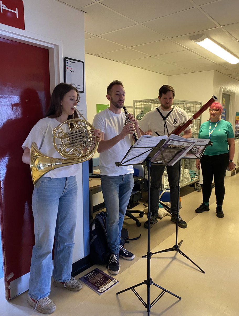 Helen Palmer (@helenpalmerslt) on Twitter photo What a great way to celebrate 75 years of the NHS with a visit to the Lewin ward from the Britten Sinfonia, enjoyed by patients and staff, thank you all 🙏 <a href="/CUHArtsNHS/">CUH Arts</a> <a href="/CUH_NHS/">Cambridge University Hospitals NHS</a> <a href="/CUH_SLT/">CUH Speech and Language Therapy</a> <a href="/CUH_OT/">CUH Occupational Therapy</a> <a href="/CUH_Physio/">CUH_Physio</a> <a href="/and_cuh/">CUH Stroke Alert Team & Acute Research</a> 🌟🎉 What a great way to celebrate 75 years of the NHS with a visit to the Lewin ward from the Britten Sinfonia, enjoyed by patients and staff, thank you all 🙏 <a href="/CUHArtsNHS/">CUH Arts</a> <a href="/CUH_NHS/">Cambridge University Hospitals NHS</a> <a href="/CUH_SLT/">CUH Speech and Language Therapy</a> <a href="/CUH_OT/">CUH Occupational Therapy</a> <a href="/CUH_Physio/">CUH_Physio</a> <a href="/and_cuh/">CUH Stroke Alert Team & Acute Research</a> 🌟🎉