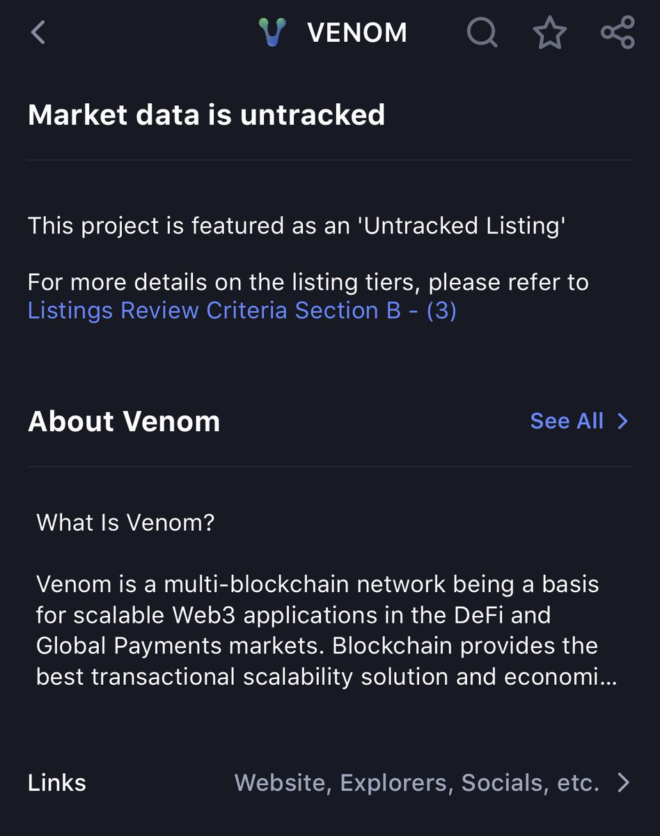 encryptedfish's tweet photo. お⁉️

CoinMarketCap と CoinGeckoでVenomが取り上げられているー‼️

エアドロップは近いぞ🤗

まだ、作業していない方はこちらを参考に！

全部、無料でできますよ👍

https://t.co/qltPyDCOgS

#Venom #VenomBlockchain https://t.co/xGASkm90rS