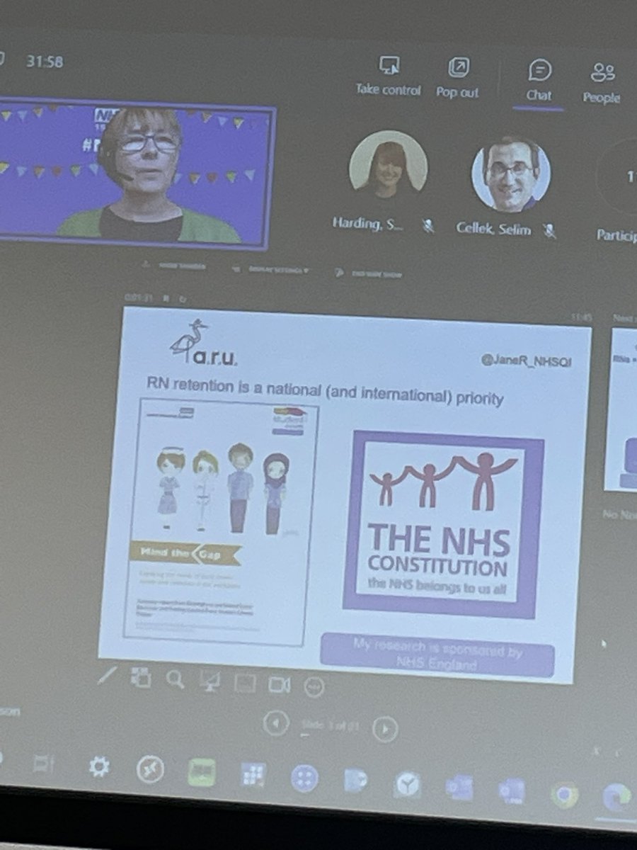 @JaneR_NHSQI presenting her unique #doctoral research on the #NHS75 day @AngliaRuskin @ARU_DocSchool conference… #aruproud @laurengmcb @KerryJo8888 @SallyGoldspink
