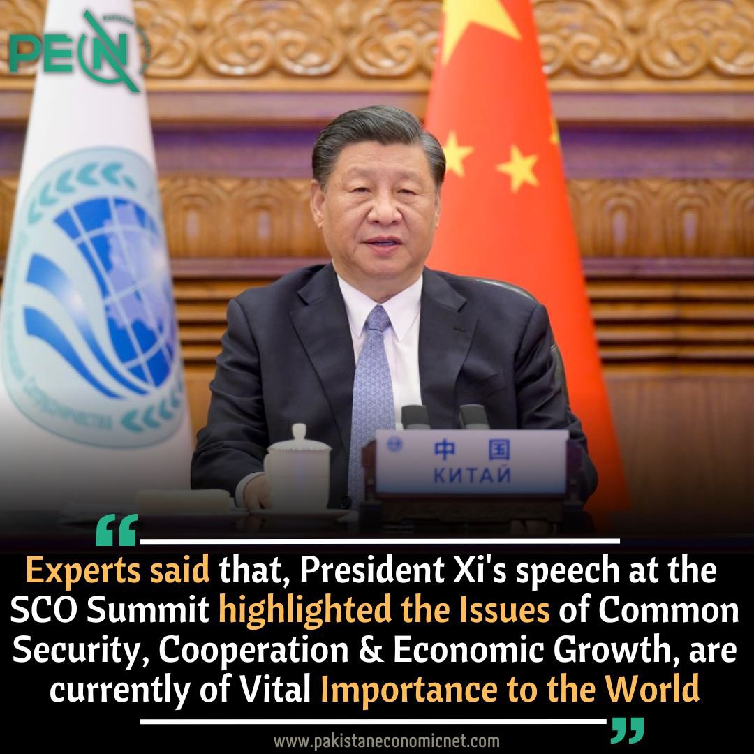 NetPakistan's tweet image. Experts laud importance of Xi’s speech.

Experts said that, President Xi&apos;s speech at the SCO Summit highlighted the Issues of Common Security, Cooperation &amp;amp; Economic Growth, are currently of Vital Importance to the World.

#SCOSummit2023 #SCOSummit 

@CathayPak @zhang_heqing…