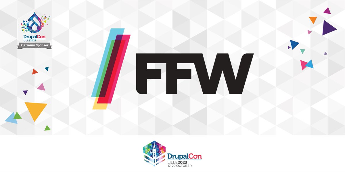 Thank you <a href="/FFWglobal/">FFW</a> for being a Platinum sponsor of #DrupalConLille 2023!  
We truly appreciate your long-term partnership and your support of Women in Drupal award!