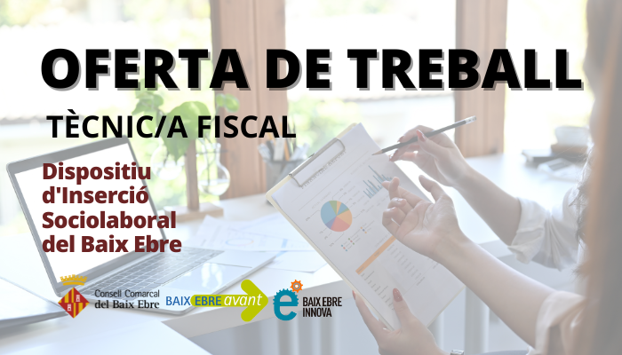 BEAvant's tweet photo. OFERTA DE TREBALL | Assessoria ubicada a l'Aldea necessita incorporar tècnic/a fiscal.

📲Trobareu tots els detalls d'aquesta oferta al Dispositiu d'Inserció Sociolaboral del Baix Ebre https://t.co/hpOUNvGNqY https://t.co/VKwYFDLmLy