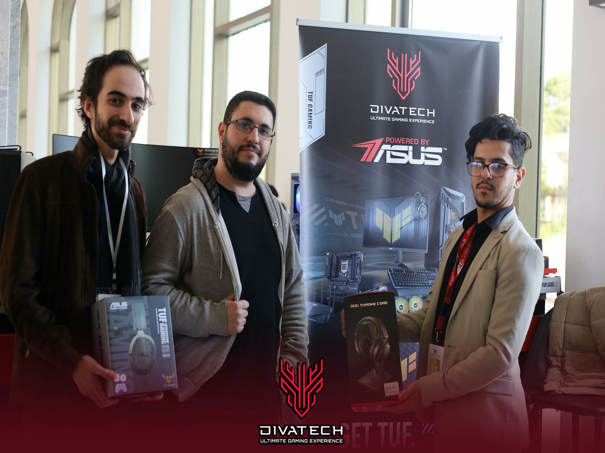 DivatechDz's tweet photo. Divatech has played a big role as a partner during the @algeriaweb3  event that presented the Metaverse in Algeria. We were also honored by the visit of two ministers. find out more about this event on our website https://t.co/wXgDW79i1m 

#web3 #asus #rog #événement #event https://t.co/YzoxBUZ0S0