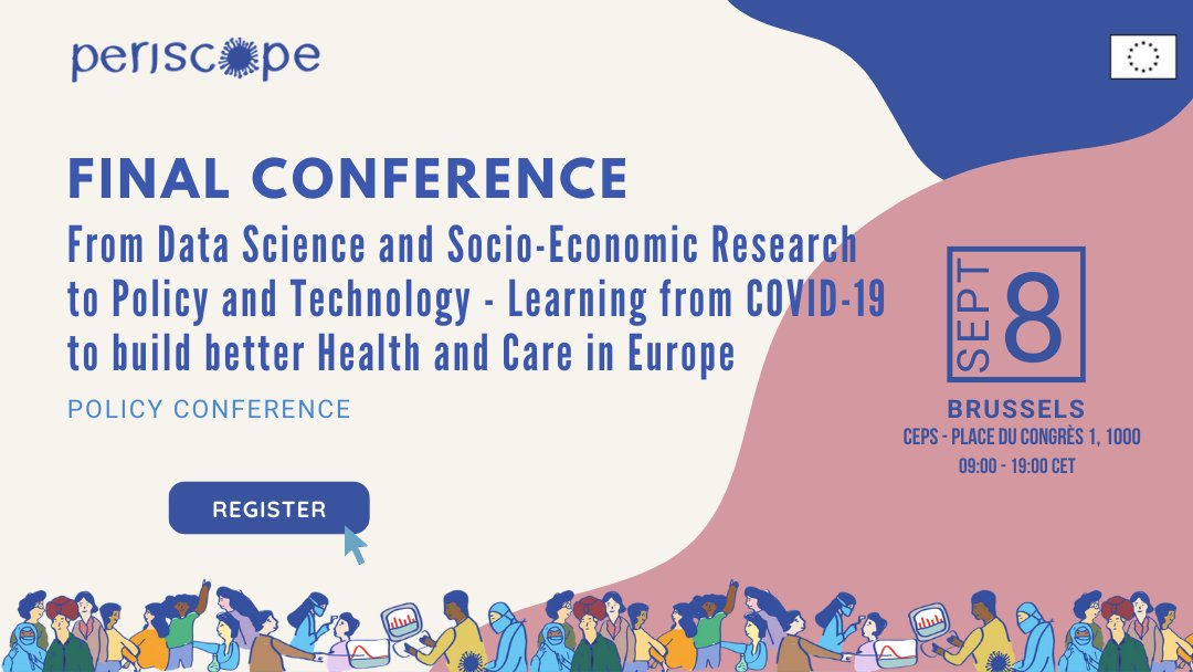 🚨 Register to learn about socio-economic and behavioral impacts of the #COVID-19 pandemic👉 lnkd.in/d3hiawkB

Confirmed speakers:
✅ Marco Brambilla 
✅ Paola Cerchiello 
✅ Manuel Ottaviano 
✅ Timothy Yeung 
✅ Thomas Czypionka 
✅ Matteo Maria Galizzi
✅ Pär Flodin
