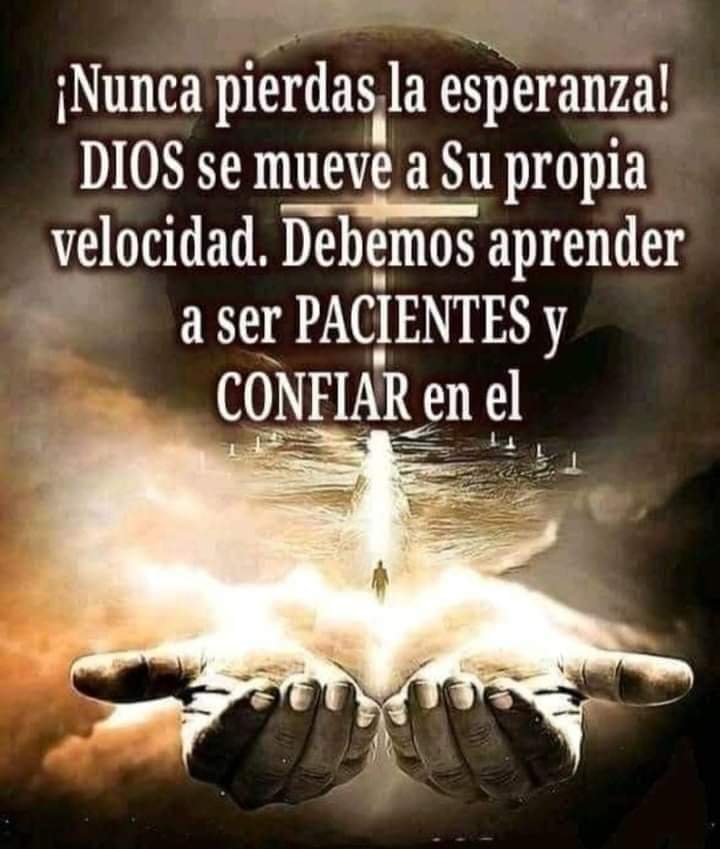 Muchas veces te sientes cansado de orar a Dios, y no obtener la respuesta inmediata.
Pero de lo que no te cansas es, de recibir las innumerables bendiciones, que el Señor te das sin pedirlas.
Resiste,persiste, y nunca te canses de orar. Amén.!
Muy buenos días.😍🏜️