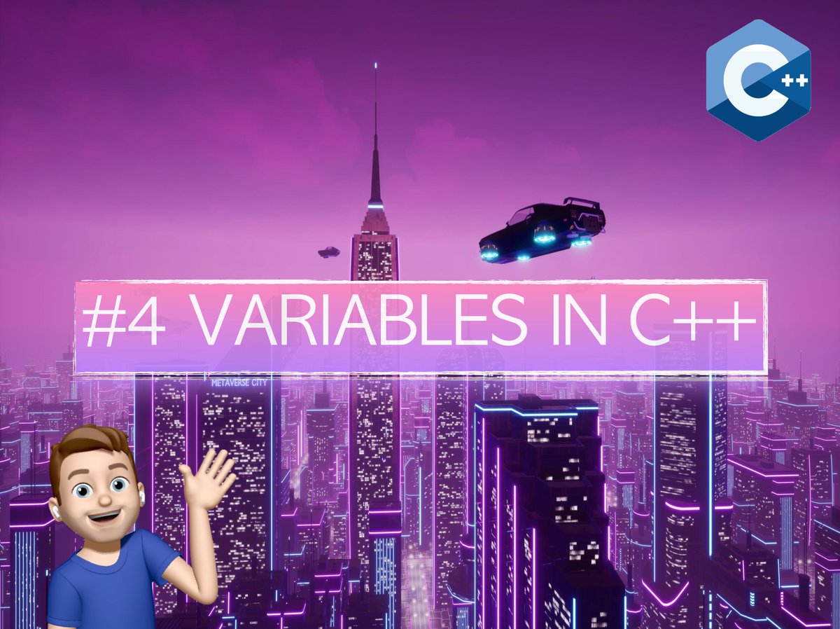 progofcom's tweet photo. #4 Variables in C++ https://t.co/OWhg9hmRgB via @YouTube #blog #programming #progof https://t.co/QRjUyqCWXr