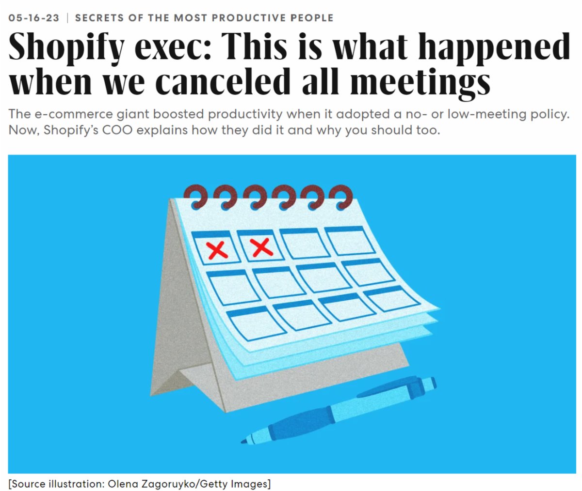 BroadViewTalent's tweet photo. For the leaders out there thinking of implementing a low-meetings initiative, here are the five lessons that can help bring your team along on the journey. 🚋
https://t.co/MBfsIbVYAK

#hr #humanresources #humancapital #talentmanagement https://t.co/cr10SvnITV
