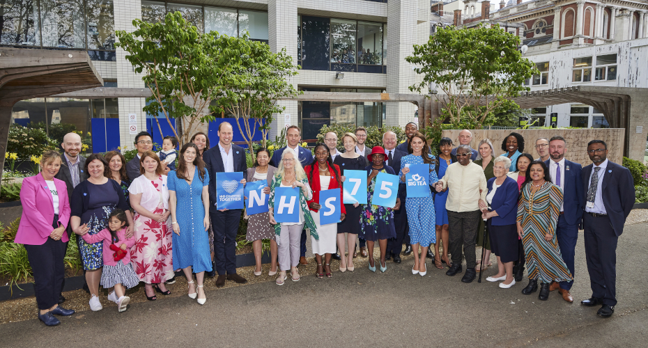 🎉We were delighted to be part of a special #NHSBigTea hosted by <a href="/NHSCharities/">NHS Charities Together 💙</a> to celebrate 75 years of the #NHS and #NHSCharities, where guests were surprised by <a href="/NHSCharities/">NHS Charities Together 💙</a> Royal Patrons <a href="/KensingtonRoyal/">The Prince and Princess of Wales</a>! Watch the full film at ow.ly/qa7550P3Ofg. #NHS75 <a href="/UniofExeter/">University of Exeter</a>