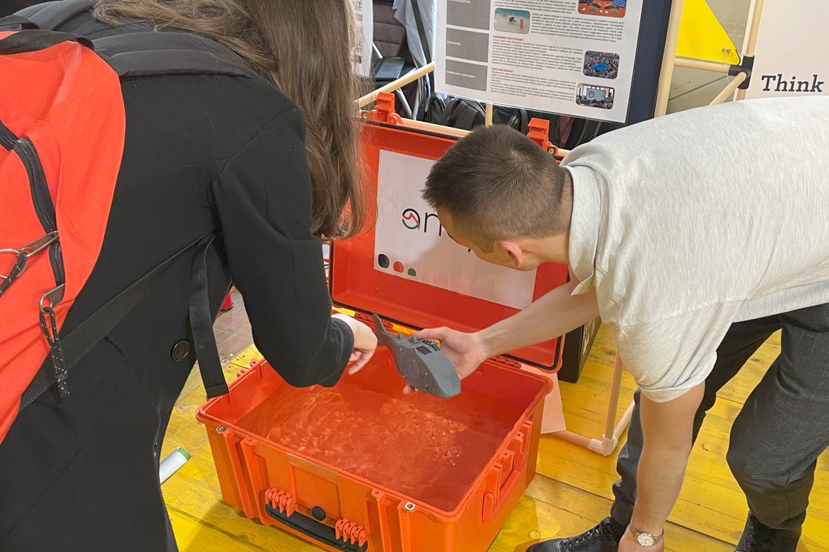 📣 ANcybernetics rocked RomeCup 2023 Faire with <a href="/UnivPoliMarche/">UnivPM</a>! Our bioinspired tech wowed teachers and students all over Italy, sparking curiosity and inspiring innovation. 

Thanks to the visitors and <a href="/fmdigitale/">Fond. Mondo Digitale</a> for an incredible event! 🤖🐠💡

#Edtech #Education #Innovation