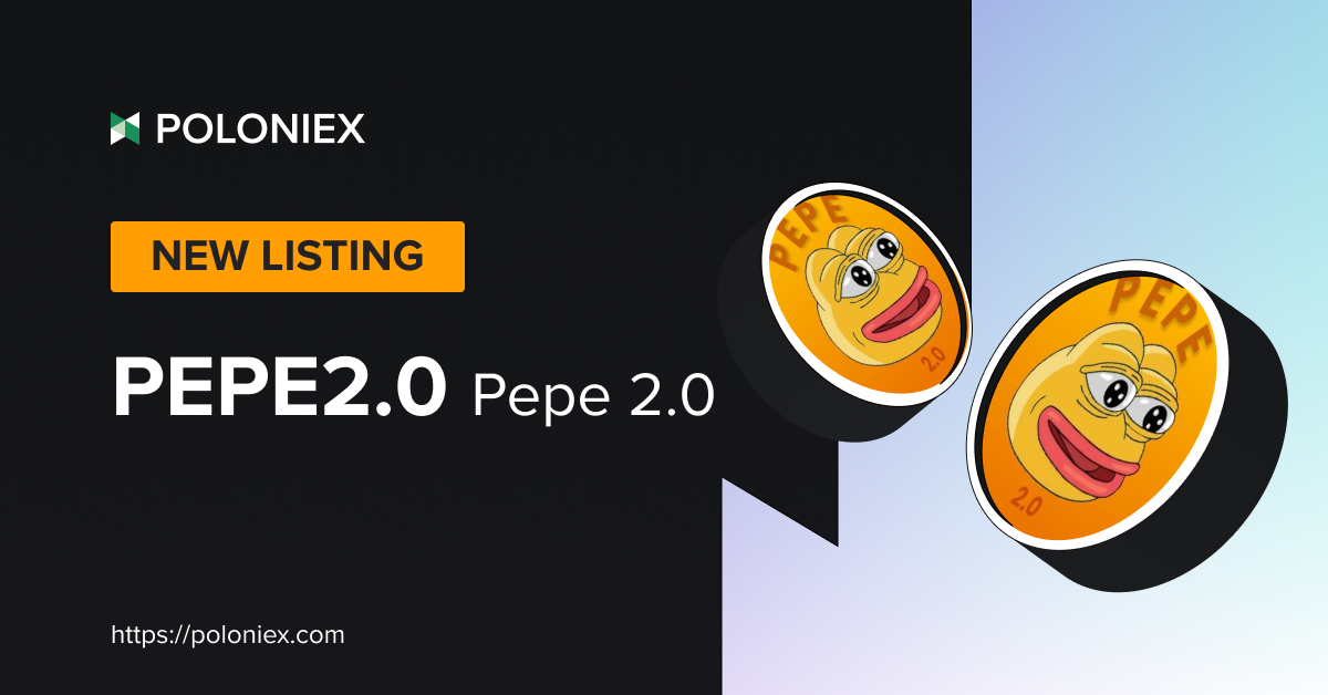 Since so many ppl leave comments hope #Poloniex to list #PEPE2 , here we go!
🆕 Listing: <a href="/pepe2coineth/">Pepe 2.0 #PEPE2</a>

Wallets/Post only Enabled: July 5 @ 10:00 AM UTC; 
Full trade: July 5 @ 11:00 AM UTC

support.poloniex.com/hc/en-us/artic…

#pepe #pepe20 #crypto
