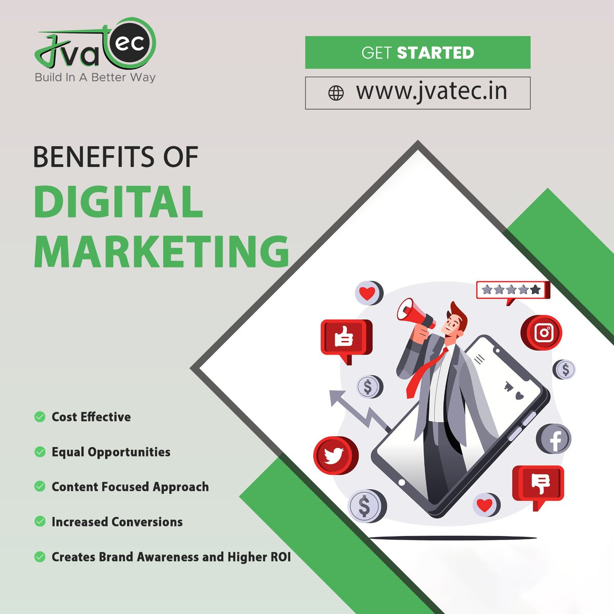 jva_tec's tweet photo. Digital marketing lets the business engage with its customer in real-time to build a solid foundation. 
Contact us to know more👇
Call: ☎️ +91-6378583883
Email:✉️ info@jvatec.in
Website:🌐 https://t.co/MYUijLb4Sv
.
#DigitalMarketingAgency #india #DigitalMarketingServices #BRAND https://t.co/QORB3DGNmN
